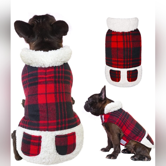 KYEESE Dog Jacket Checked Plaid - Picture 4 of 6